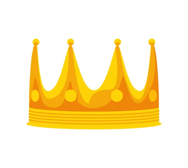 Corona de oro realeza — Archivo Imágenes Vectoriales
