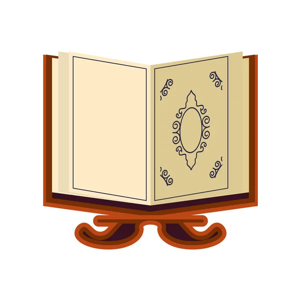 Literatura quran religioso — Vector de stock