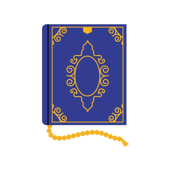 El libro sagrado quran — Vector de stock