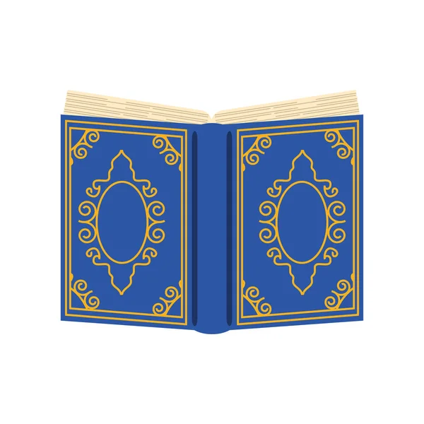 Open quran hardcover — Stockový vektor