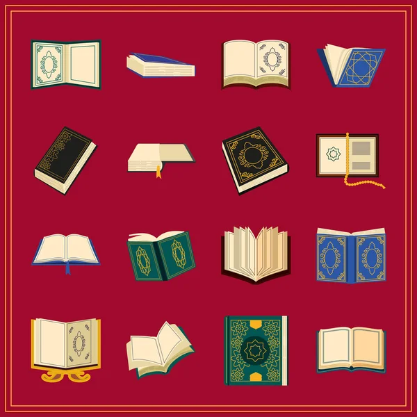 Conjunto de iconos quran — Vector de stock