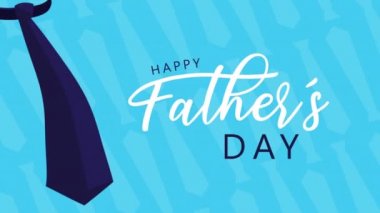 Mutlu Babalar Günü. Zarif bir kravatla.