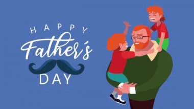 Babalar günün kutlu olsun. Oğullarını yetiştiren babalar günü.