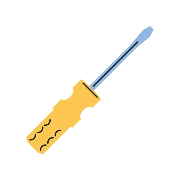 Screwdriver tool icon — Stock Vector