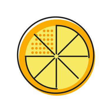 portakal meyvesi retro