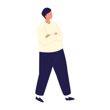 Adam ayakta çizgi film