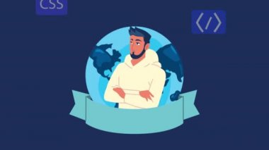 Gezegendeki programcı ve dil kodu