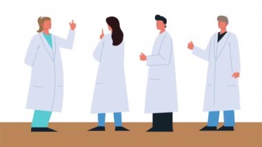 Profesyonel doktorlar personel karakterleri