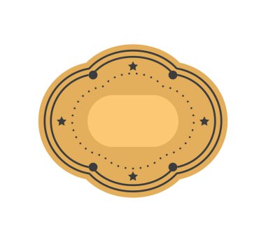 dekoratif etiket boş