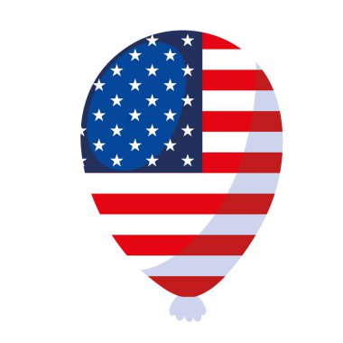 Balonda Amerikan bayrağı