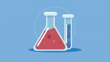 Laboratuvar test tüpü ve tüp ekipmanı canlandırıldı.