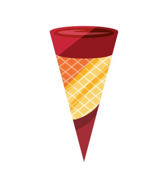 Waffle külahı tatlı