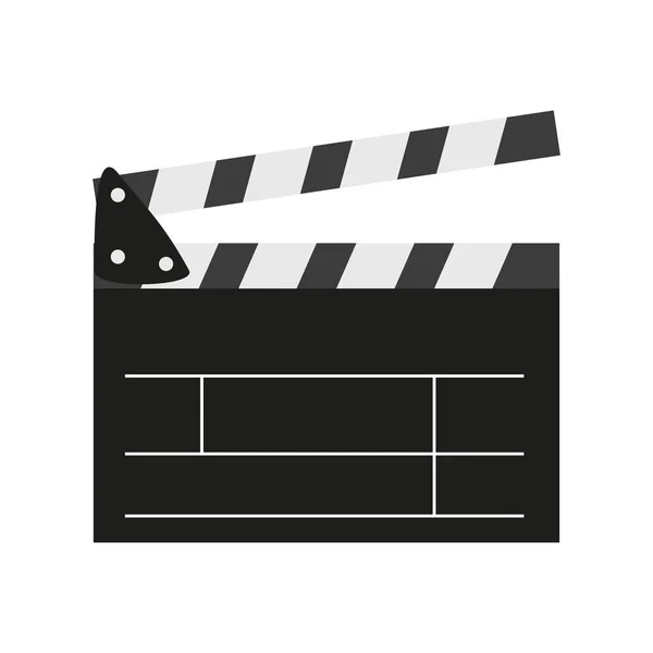 Película de película clapperboard — Vector de stock