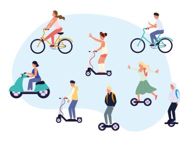 insanlar elektrikli araçlar