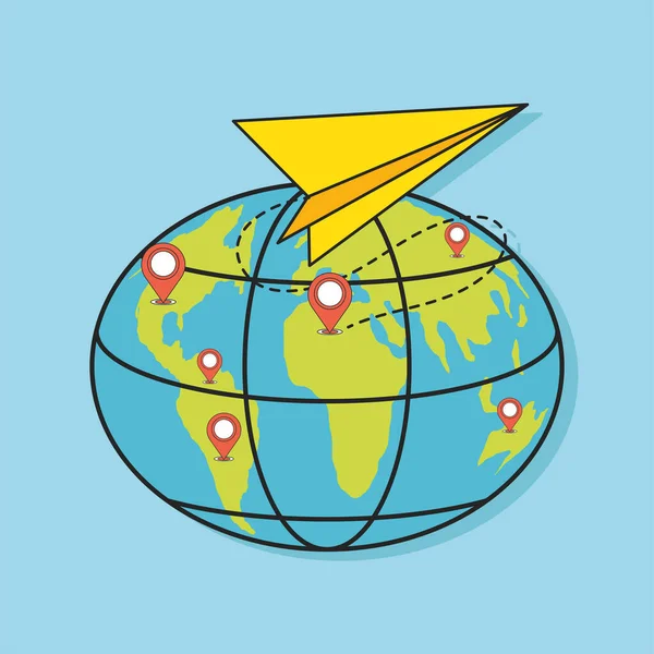 dünya konum işaretçileri