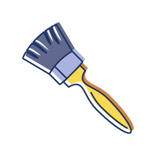 Construction brush tool icon — Stock Vector