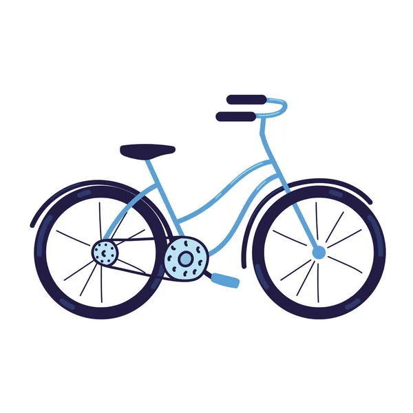 Синий велосипедный транспорт — стоковый вектор