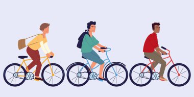 Bisiklet süren adamlar