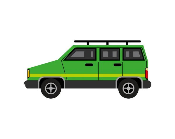 Transporte de coches suv — Vector de stock