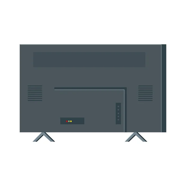 Vue arrière tv — Image vectorielle