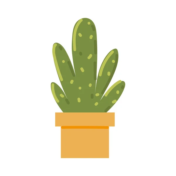Kaktus i grytan — Stock vektor