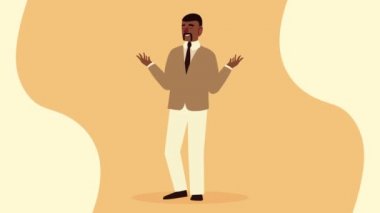 afro zarif işçi karakteri