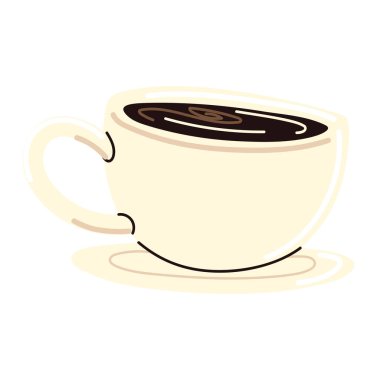 Çanak üzerinde kahve fincanı