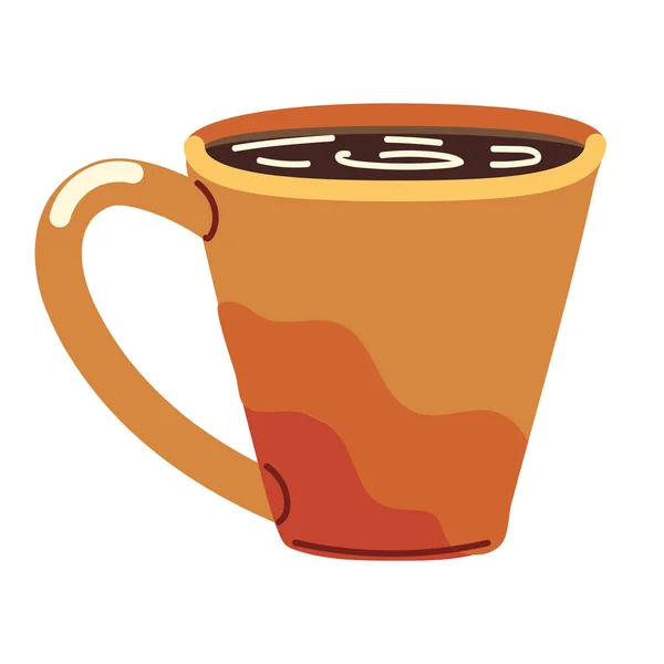 Coffee cup tasty — Stockvektor