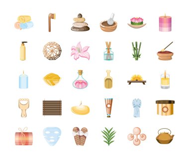 spa various accessories