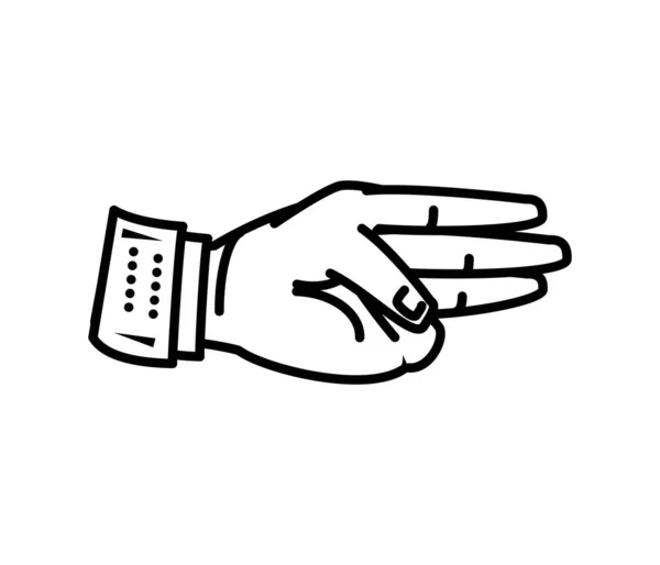 Hand-Yoga-Mantra — Stockvektor