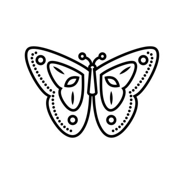 Kelebek böcek çizgisi