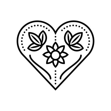 Çiçekli kalp çiçekleri