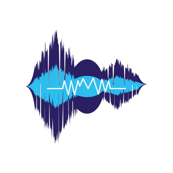 Spracherkennungswellenform — Stockvektor