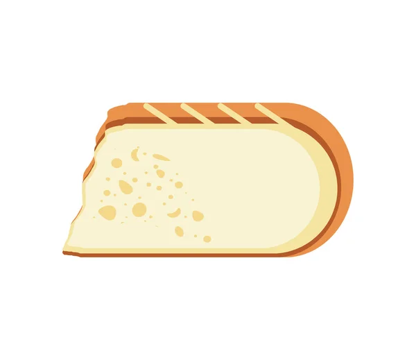 Ícone de comida de queijo — Vetor de Stock