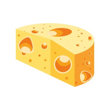 Yarım parça peynir.