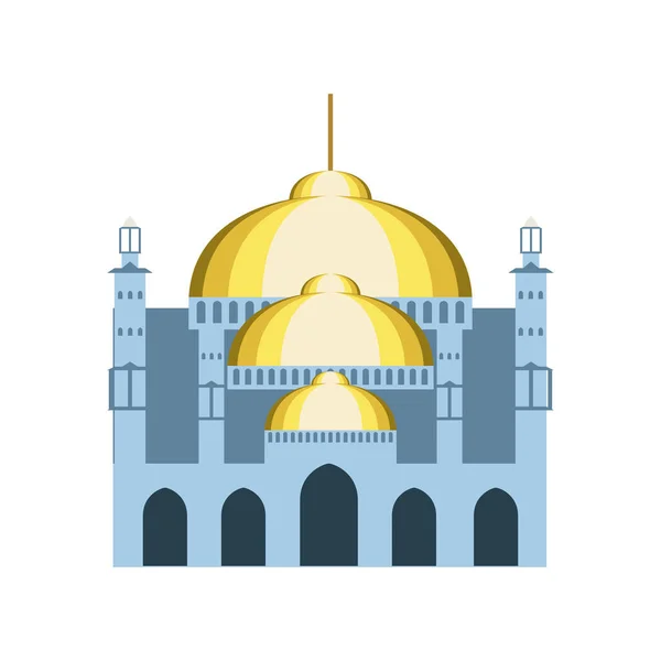 Muslimische Moschee religiös — Stockvektor