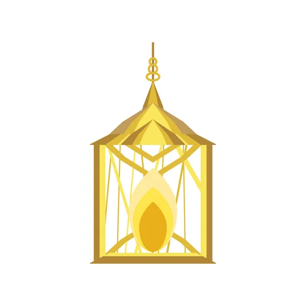 Елегантна ліхтарна свічка — стоковий вектор