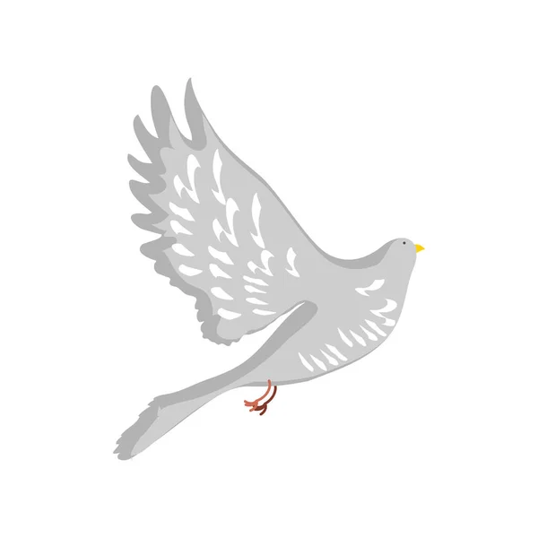 Летучая голубка — стоковый вектор