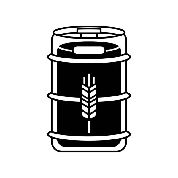 Barril de cerveza — Vector de stock