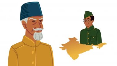Hint kültürü haritadaki yaşlı adam ve polis