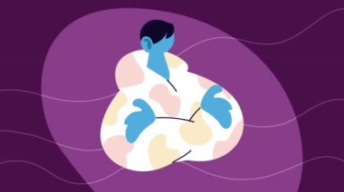 genç adam model karakter animasyonu