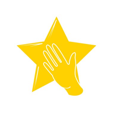 Sol elli sarı yıldız.