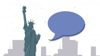 Özgürlük heykeli ile iyi yolculuklar.