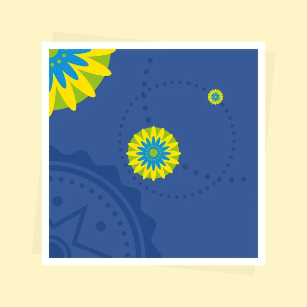 Décoration mandala ornement — Image vectorielle