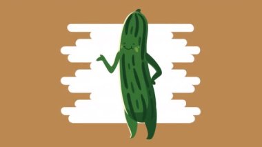 Taze salatalık sebze karakteri