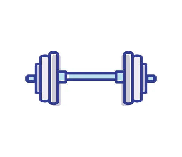 Fitness sport dumbbell — Stock Vector