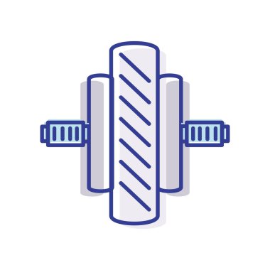 Abdominal için spor silindiri