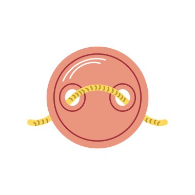 Örgü iplikli düğme