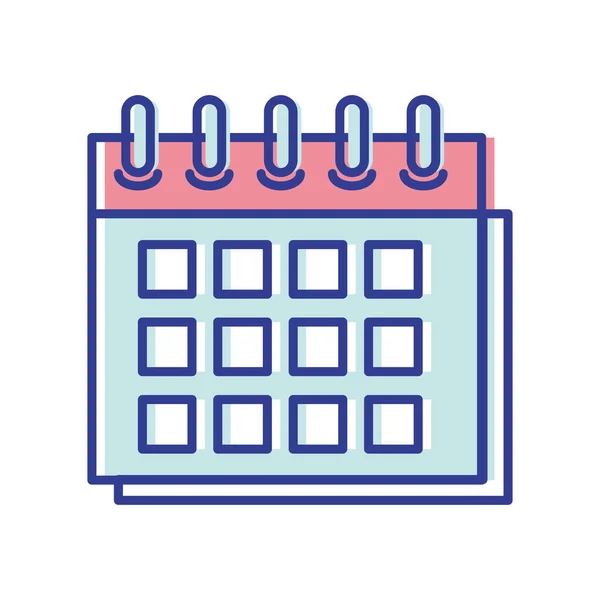 Calendar reminder plan — Stock Vector