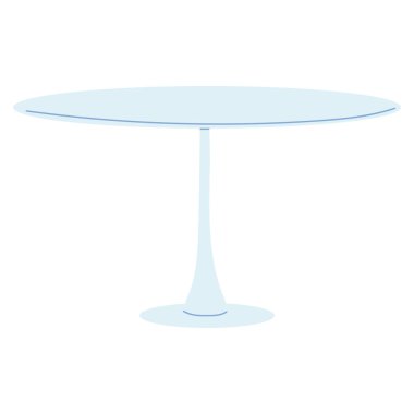 crystal white table